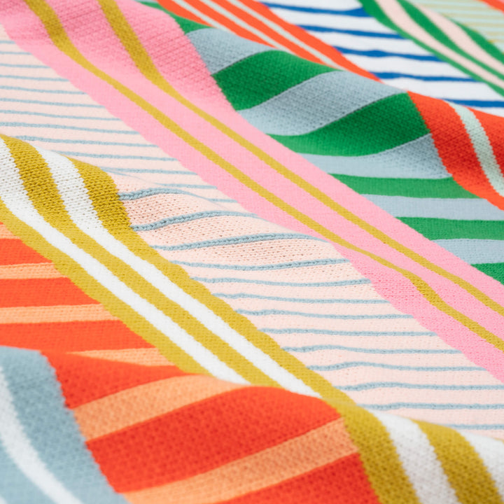 PATCHWORK STRIPE THROW