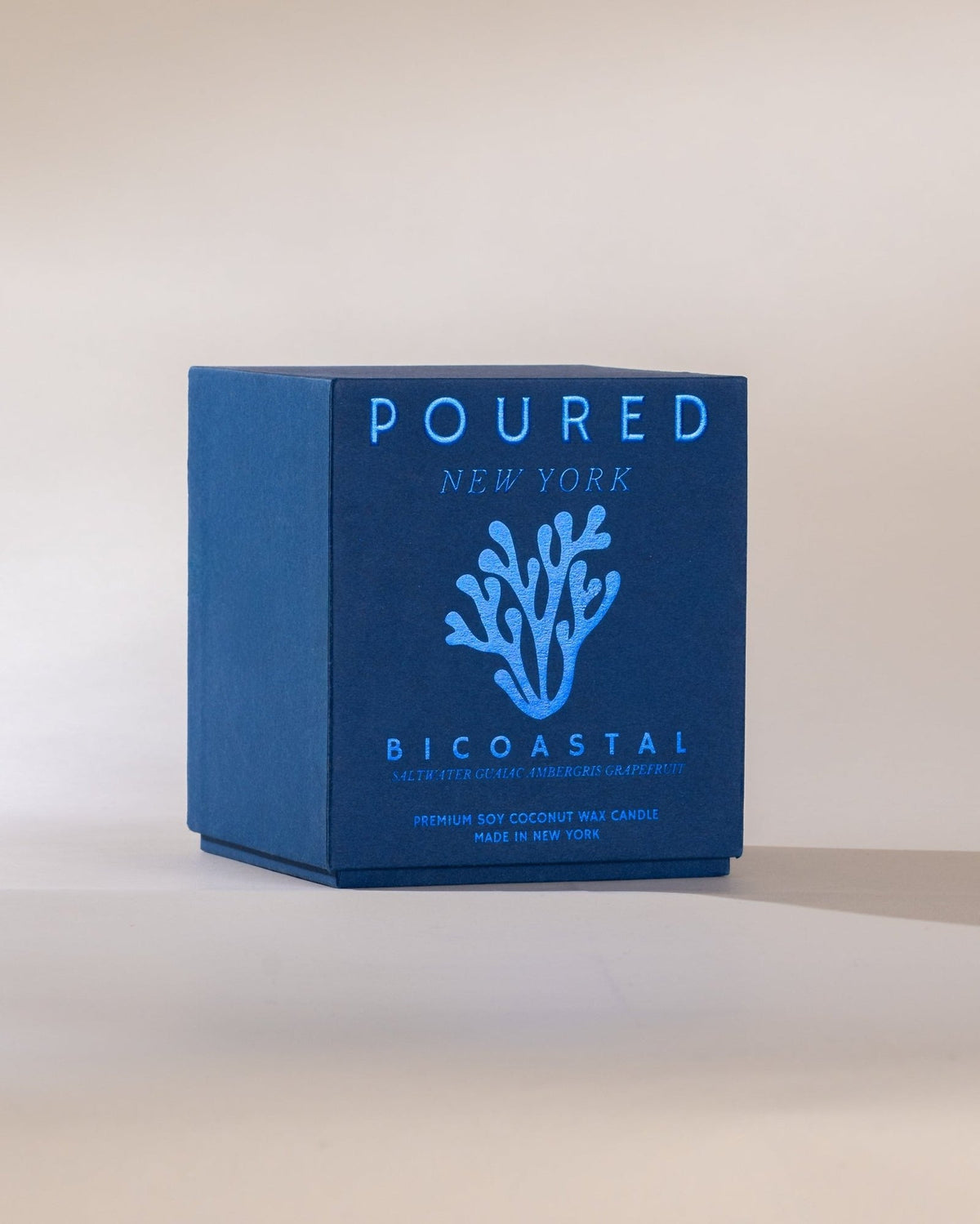 POURED 2 WICK CANDLE