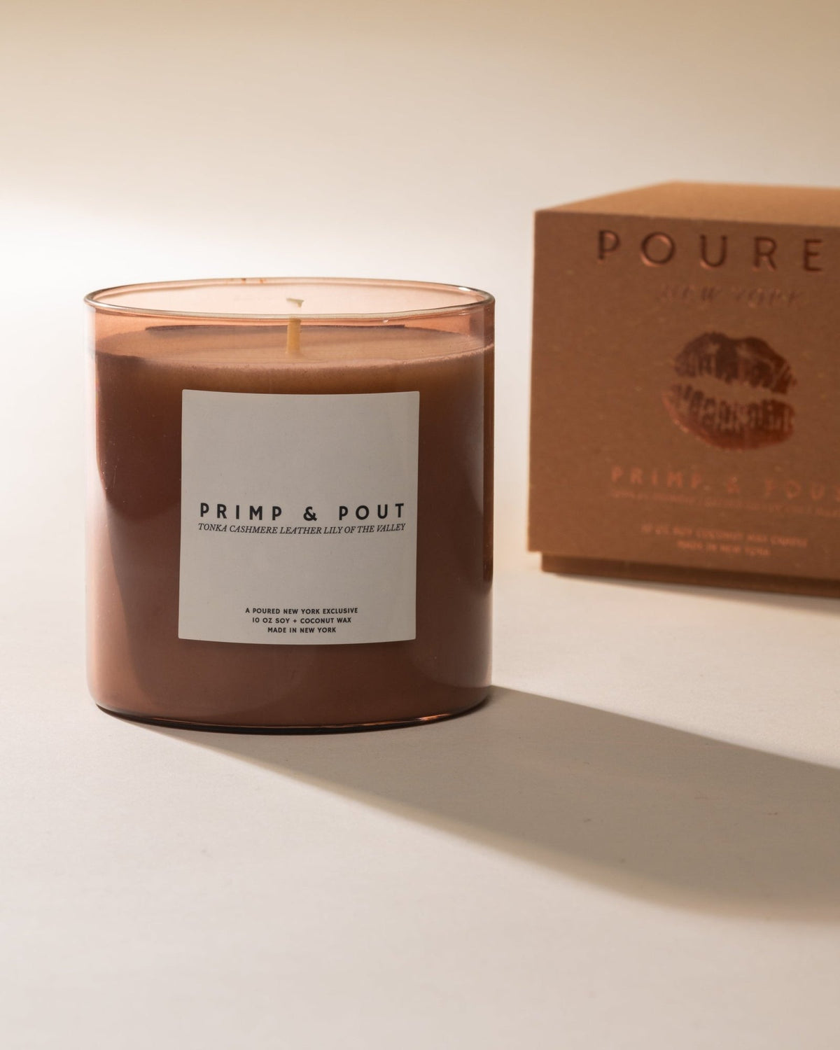 POURED 2 WICK CANDLE