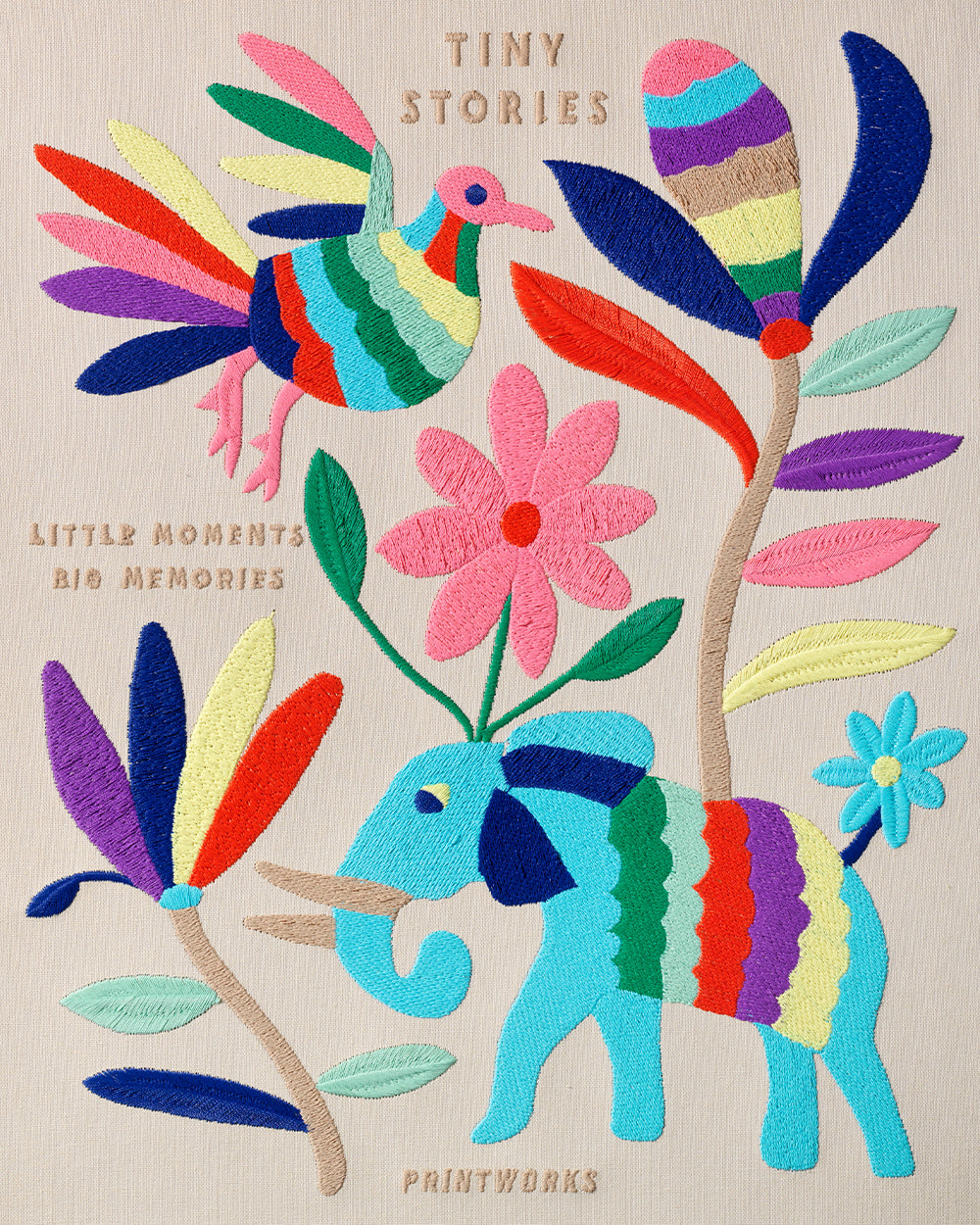 EMBROIDERED PHOTO ALBUM TINY STORIES