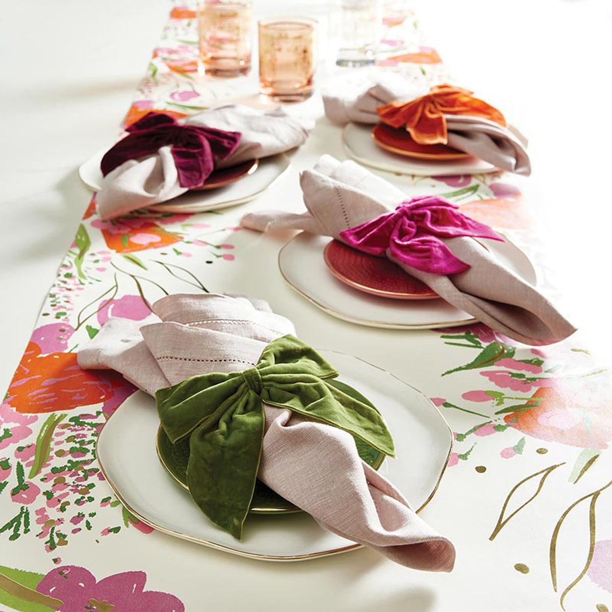 VELVET NAPKIN TIES