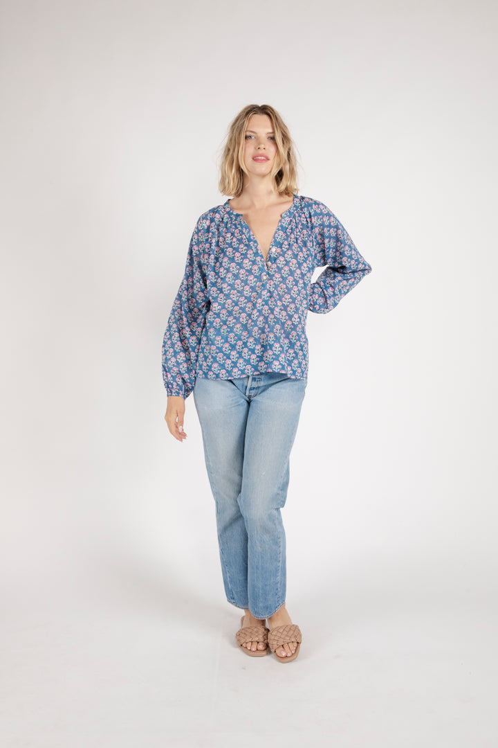SANVI HALF BUTTON DOWN