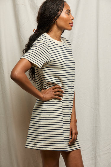 BRUSHED RUGBY TSHIRT DRESS