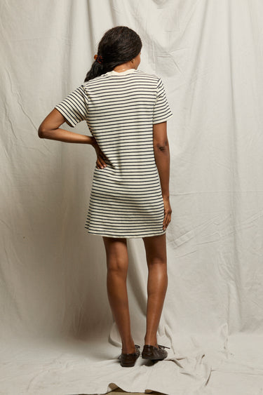 BRUSHED RUGBY TSHIRT DRESS