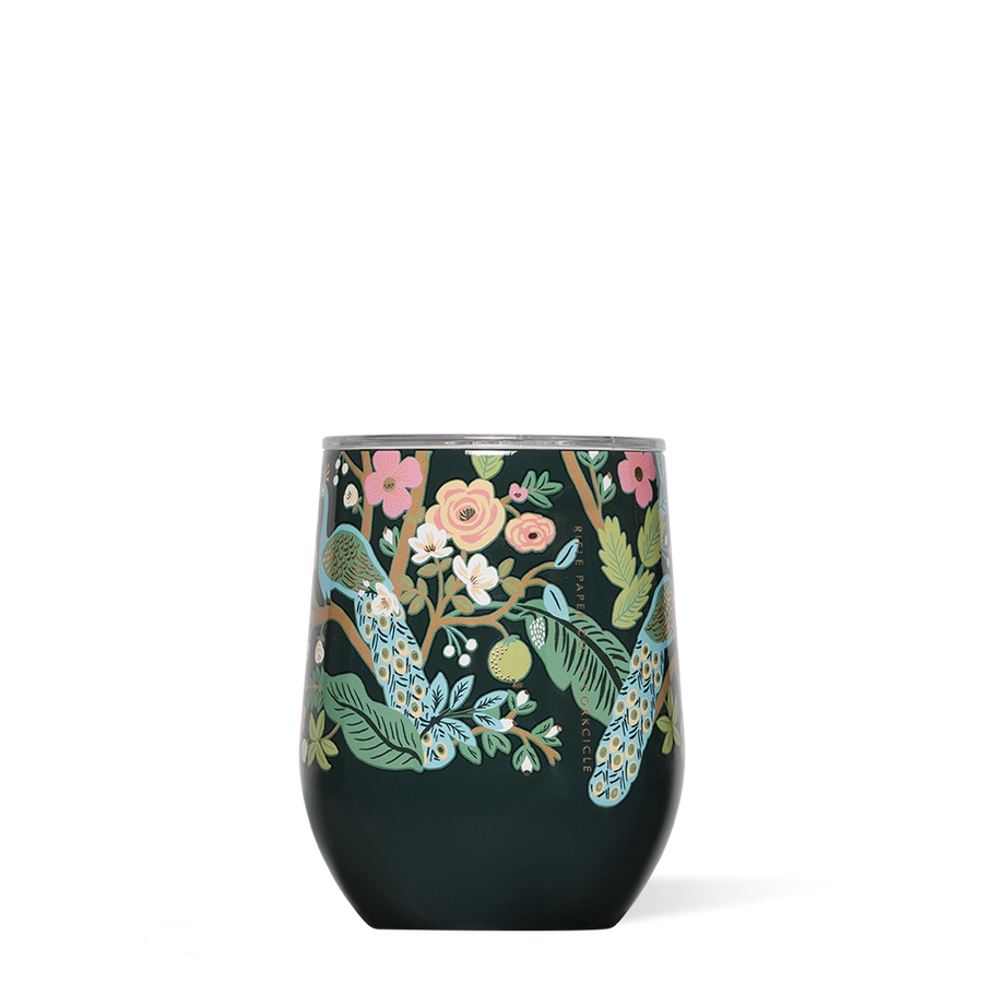 12OZ STEMLESS PEACOCK