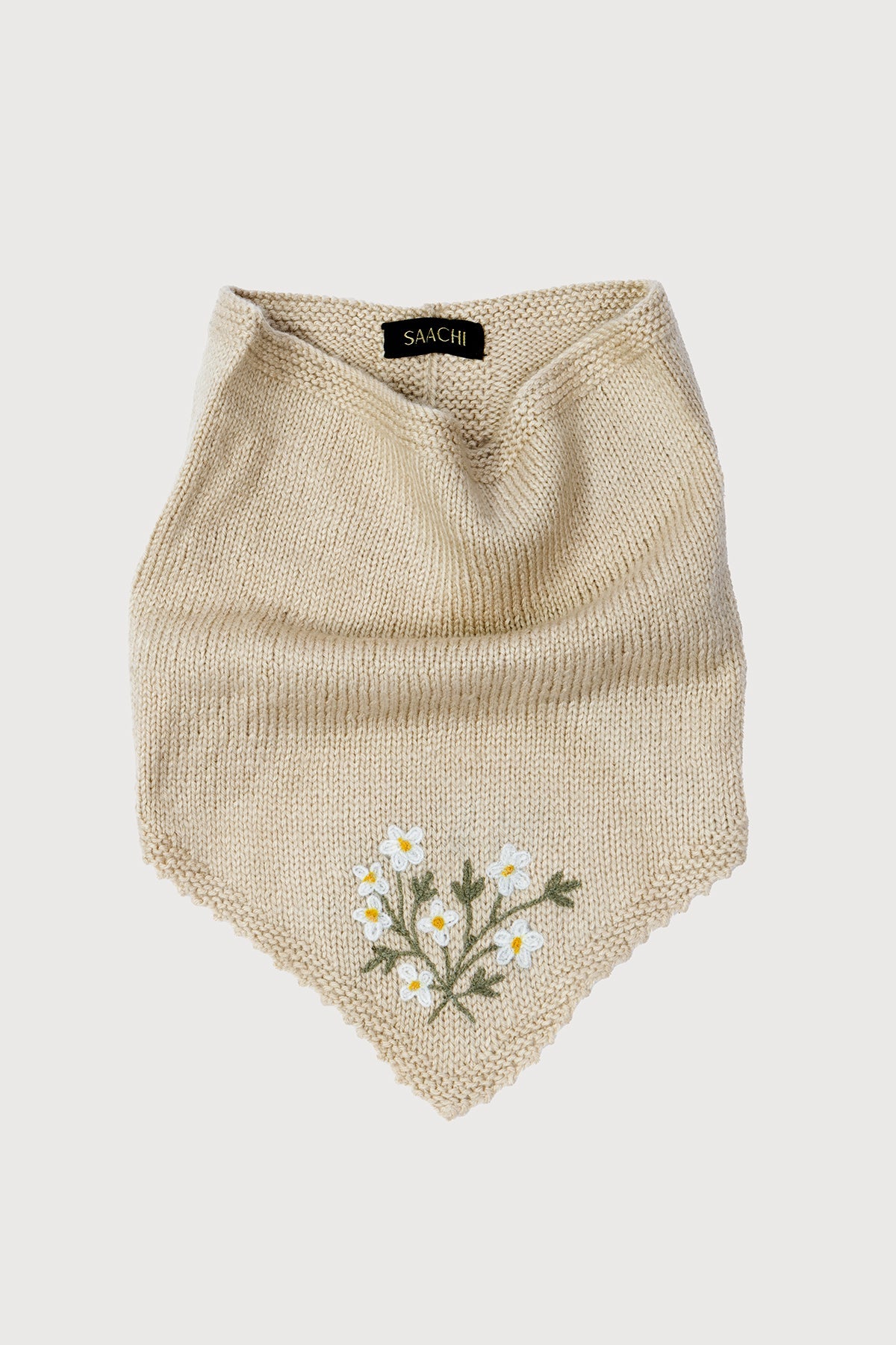 FLORAL EMBROIDERED SNOOD