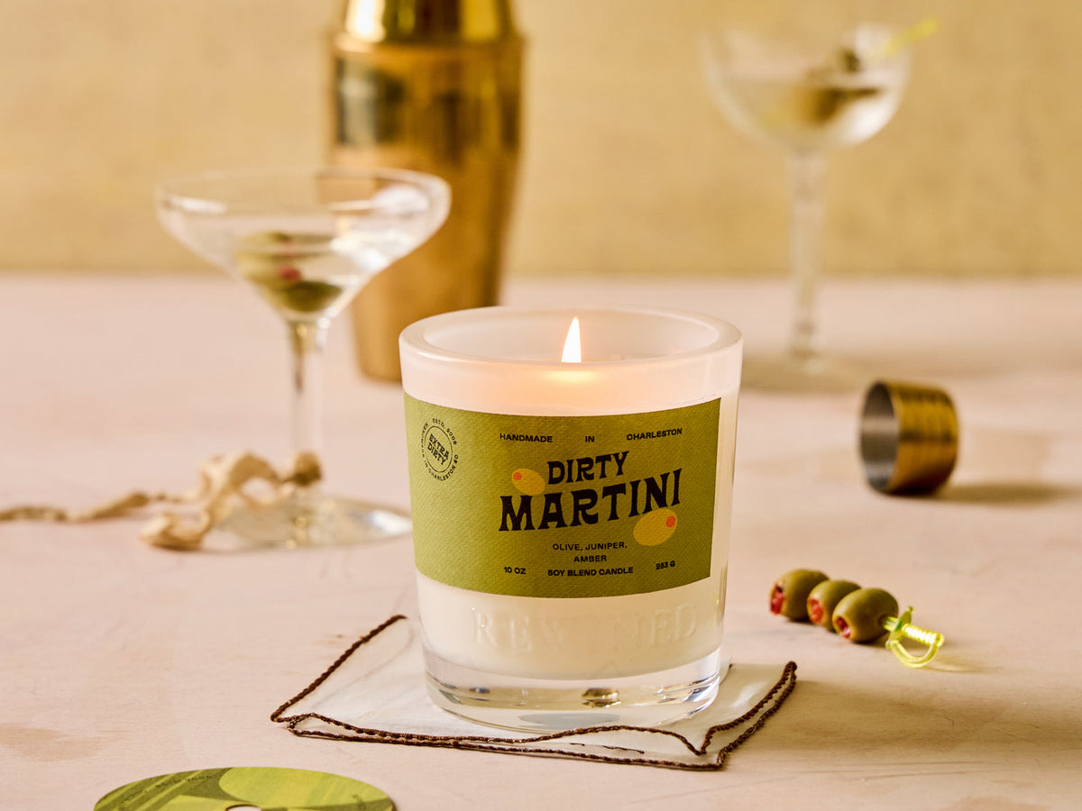 DIRTY MARTINI 10OZ CANDLE