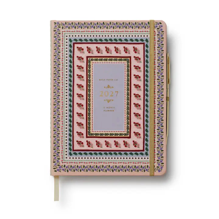 PLANNER W/PEN 2027 PAISLEY