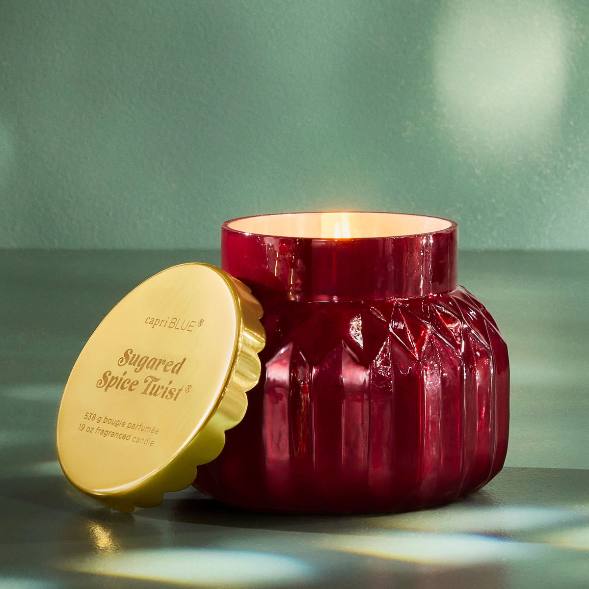 SUGARED SPICE TWIST ROYAL GEM CANDLE
