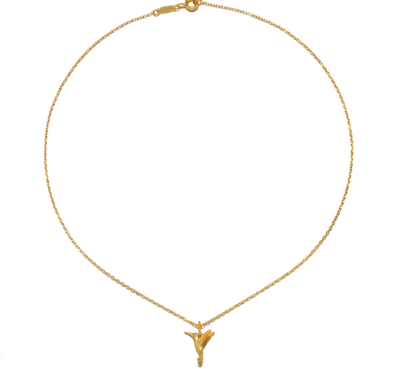 16&quot; HUMMINGBIRD PENDANT NECKLACE