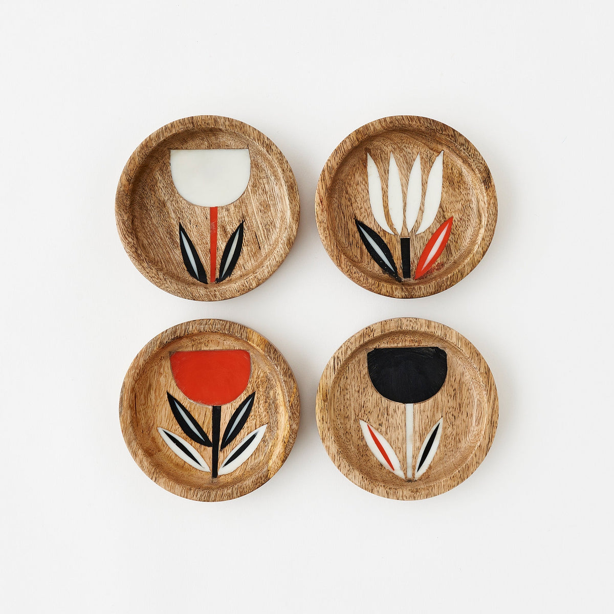 Wooden Coaster Set | Art Effect