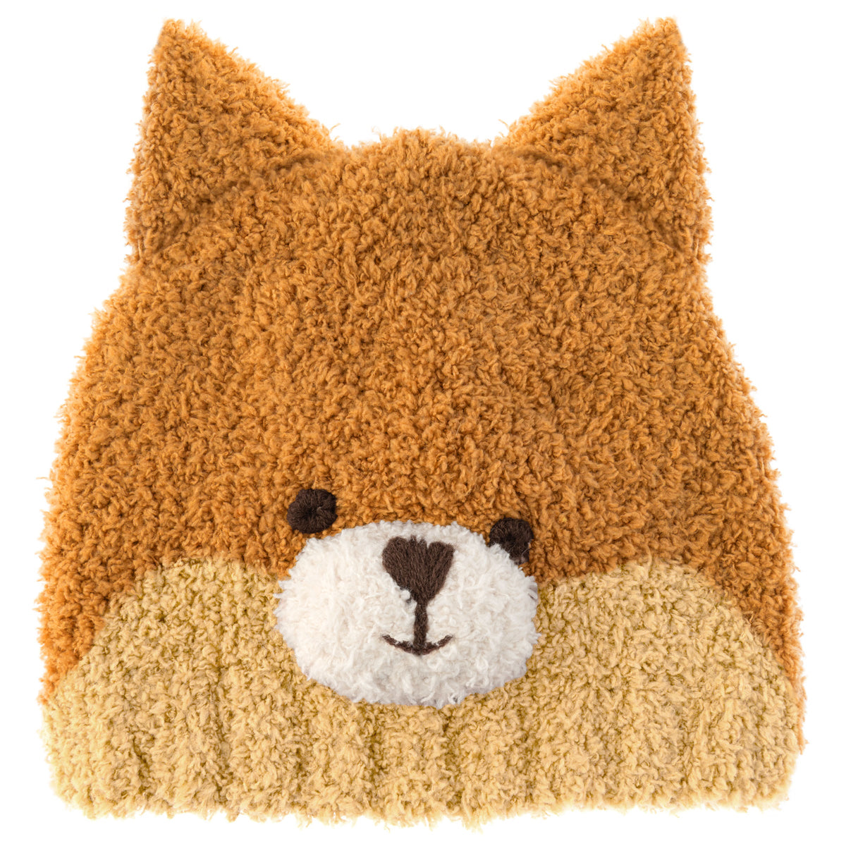CHENILLE BABY HAT FOX
