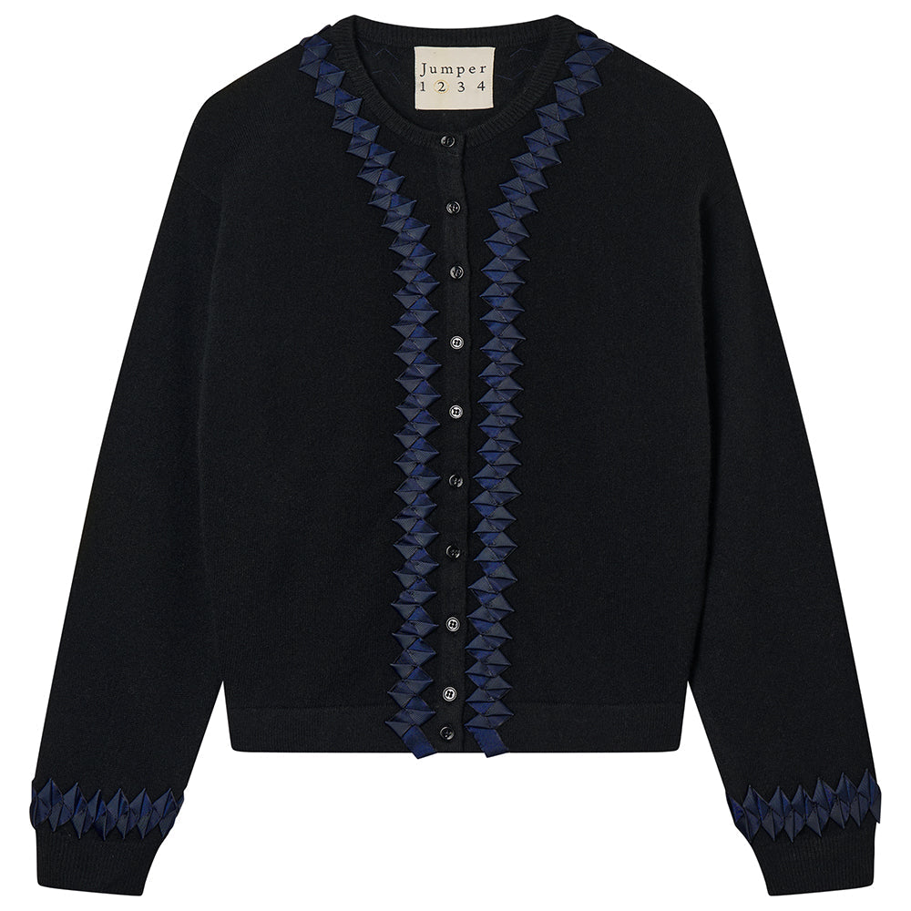 TWISTED RIBBON CARDI