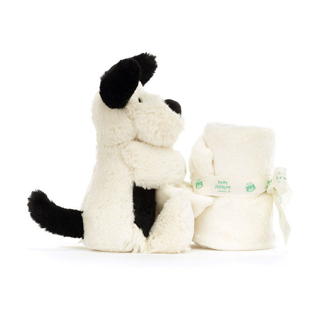 BASHFUL PUPPY SOOTHER BLACK/CREAM