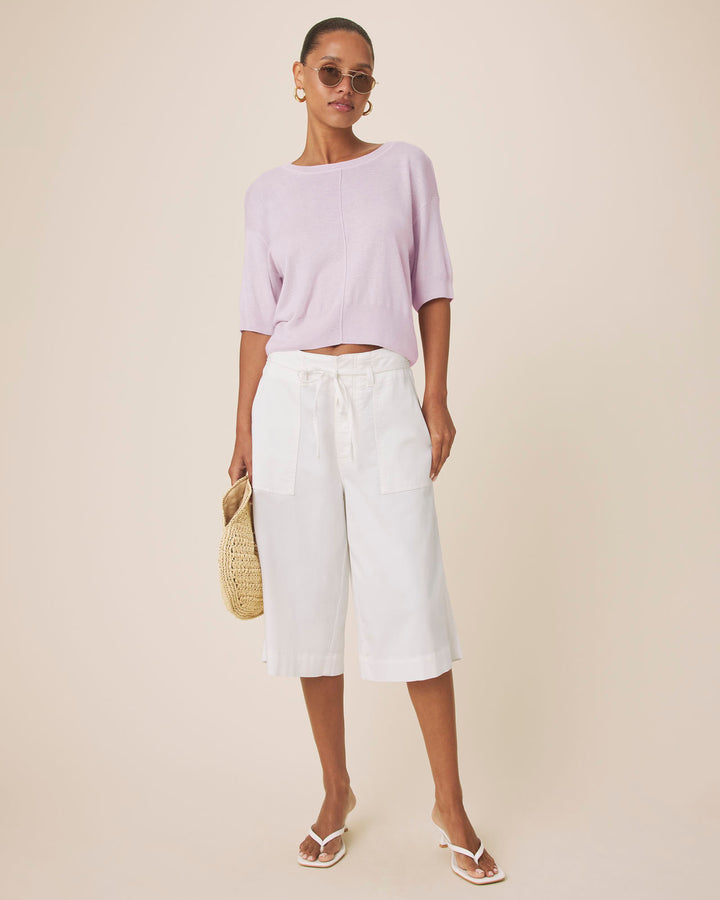 ERICA SHORT SLEEVE SWEATER