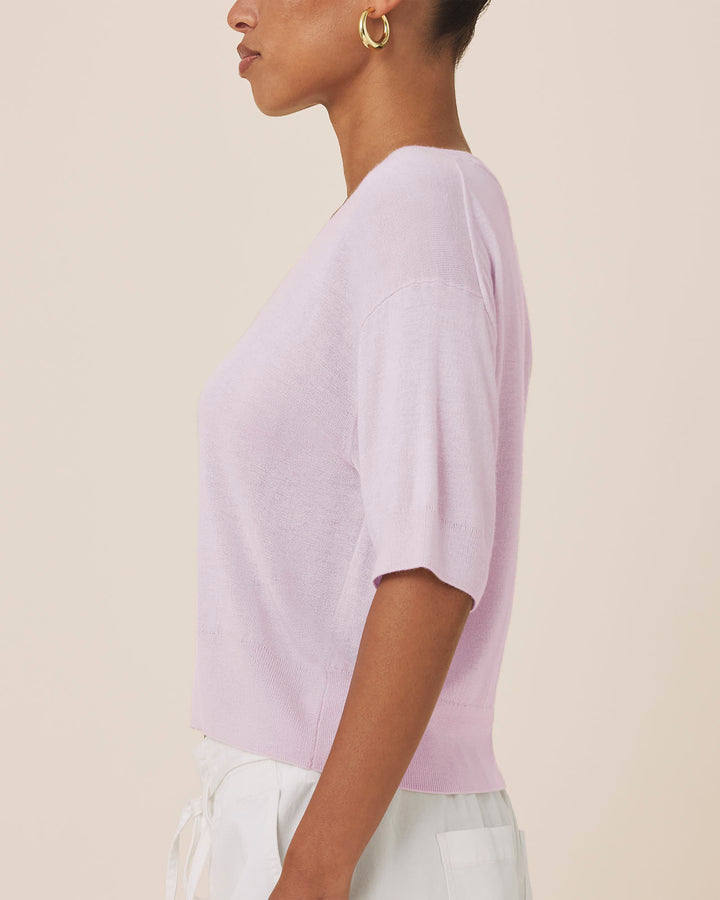 ERICA SHORT SLEEVE SWEATER