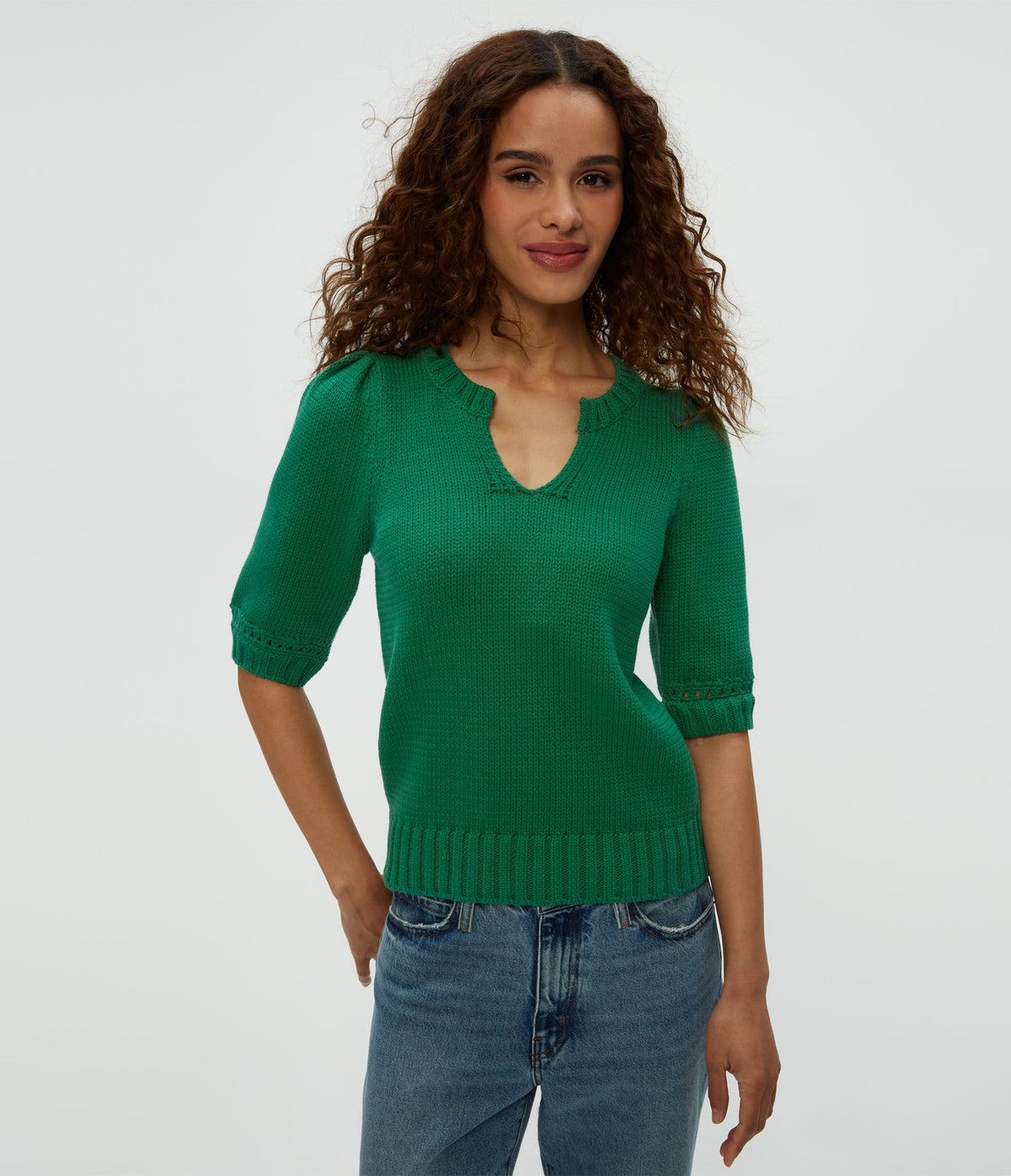 ROSANNA PUFF SLEEVE SWEATER