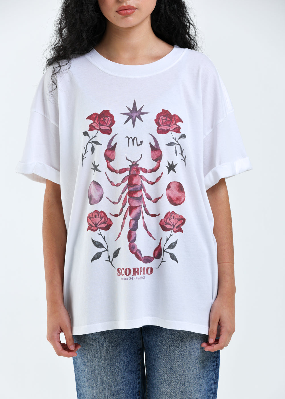 VINTAGE WHITE ZODIAC TEE