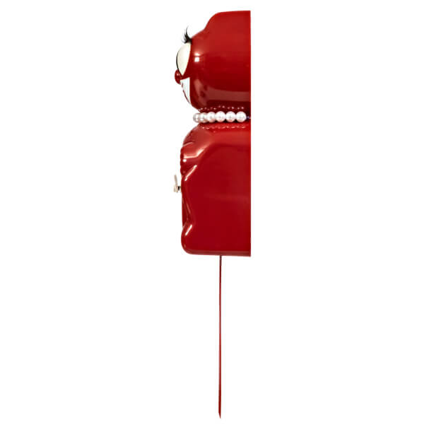 SPACE CHERRY LADY KIT CAT KLOCK