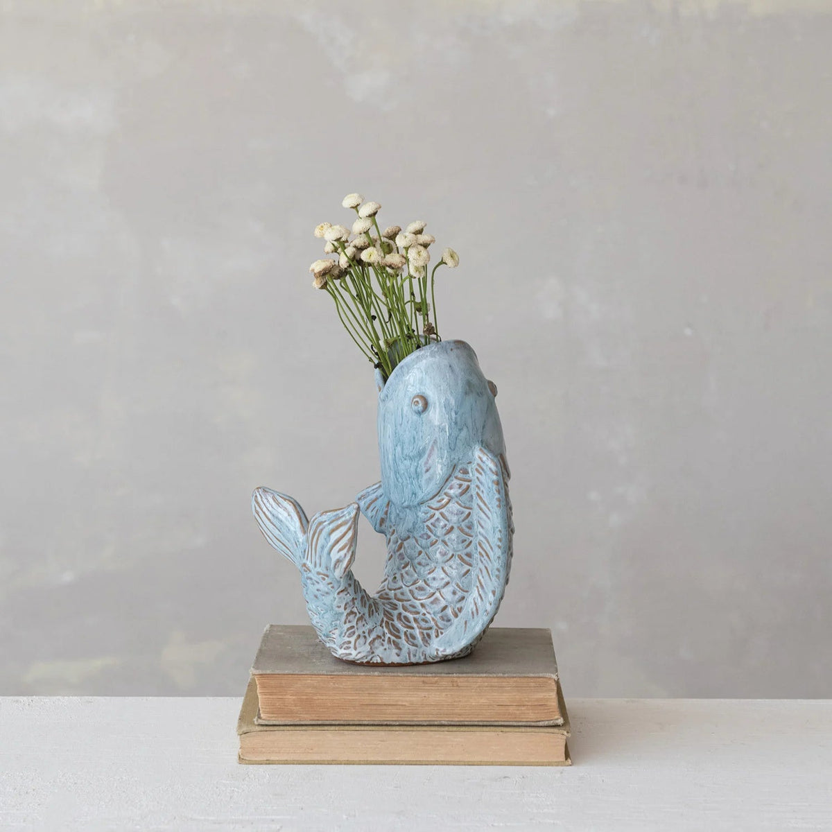 FISH SHAPED VASE