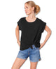 MUSCLE TEE WITH SIDE TWIST
