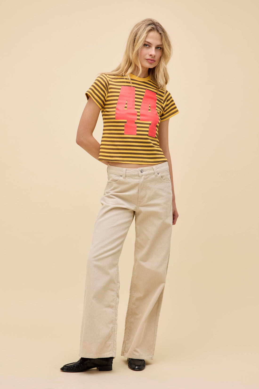 44 STRIPED VINTAGE TEE