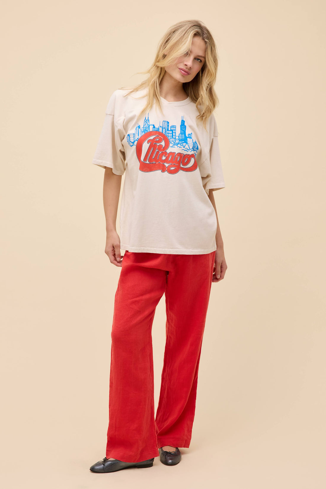 CHICAGO SKYLINE OVERSIZED JERSEY