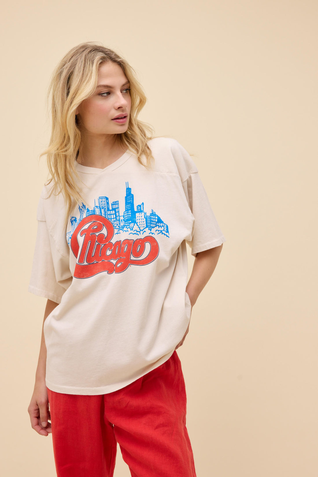 CHICAGO SKYLINE OVERSIZED JERSEY