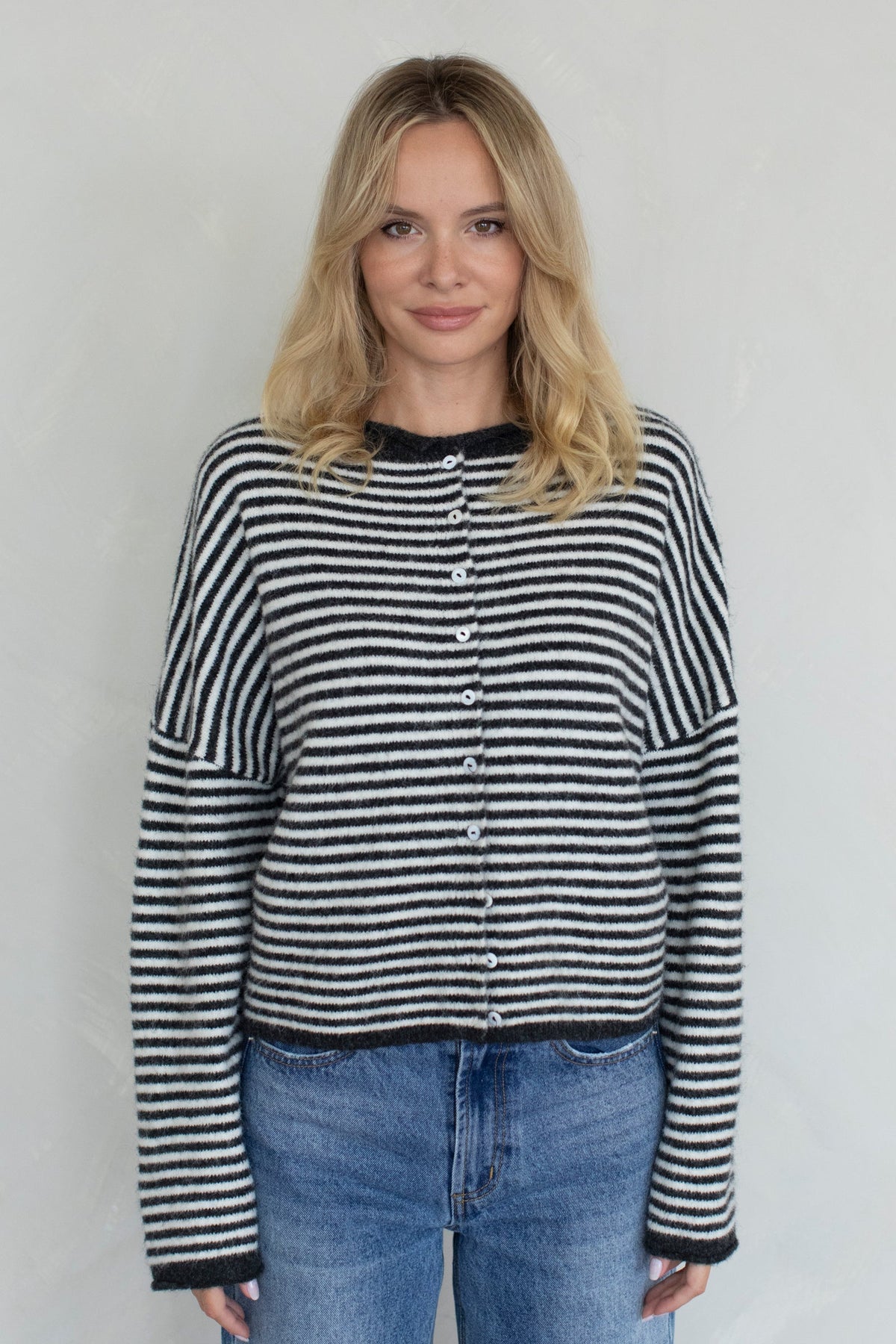 PIPER STRIPED CARDI