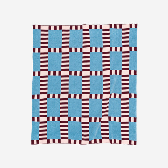 TILE PATCH CHENILE THROW