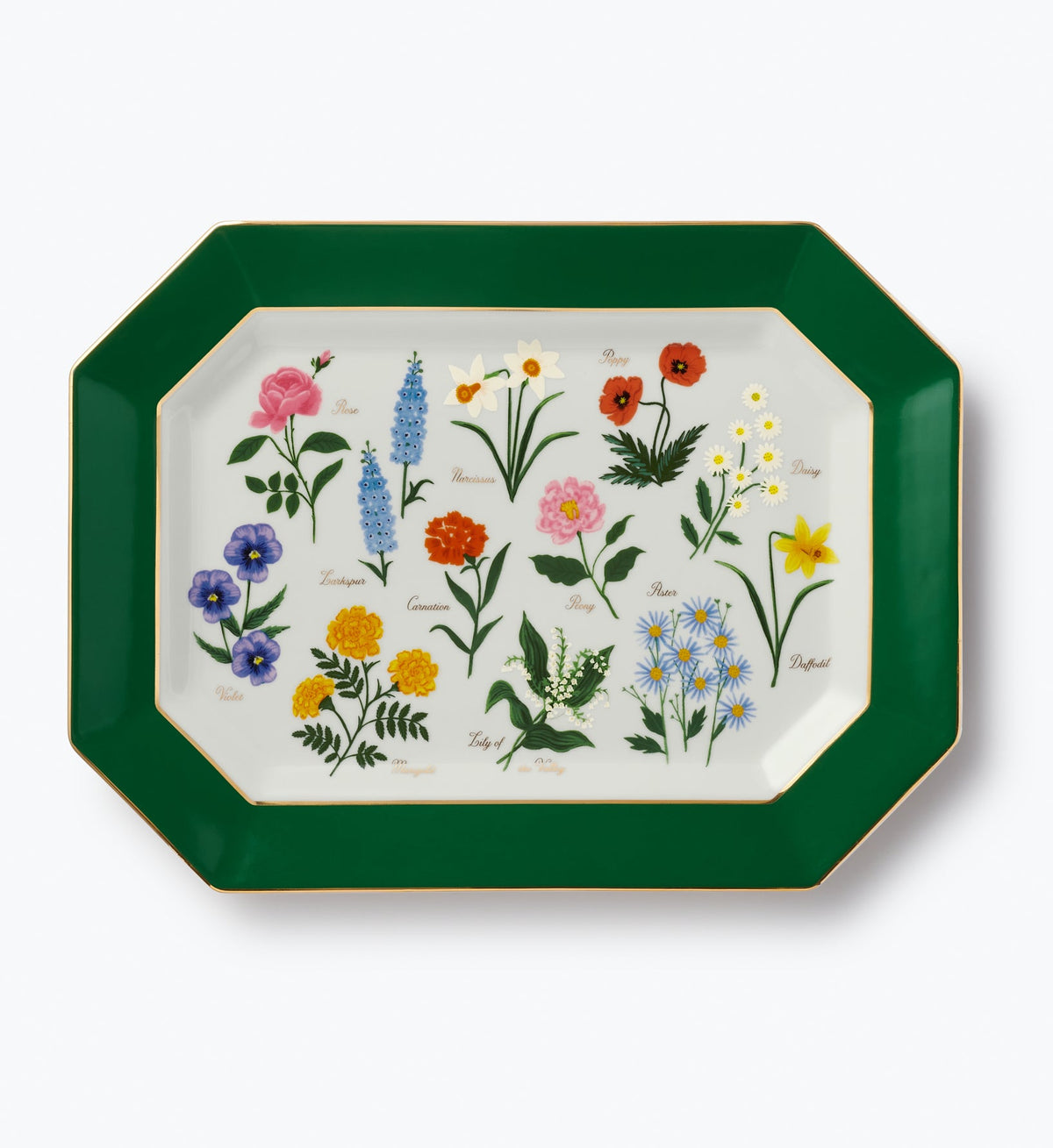 GARDEN STUDY PORCELAIN PLATTER
