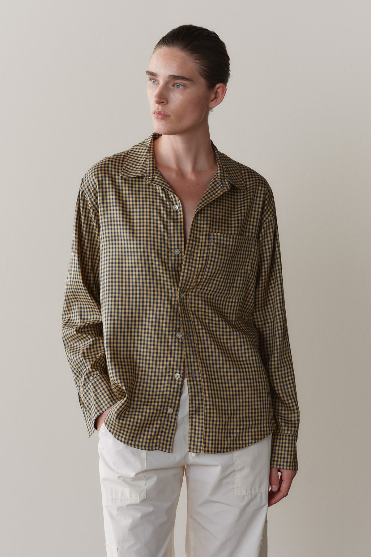 TENCEL PLAID SHIRT