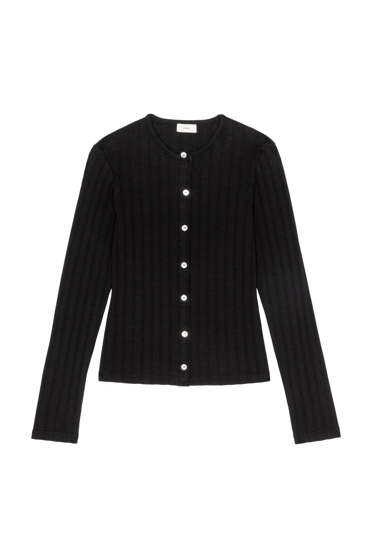 VARIED RIB CARDI