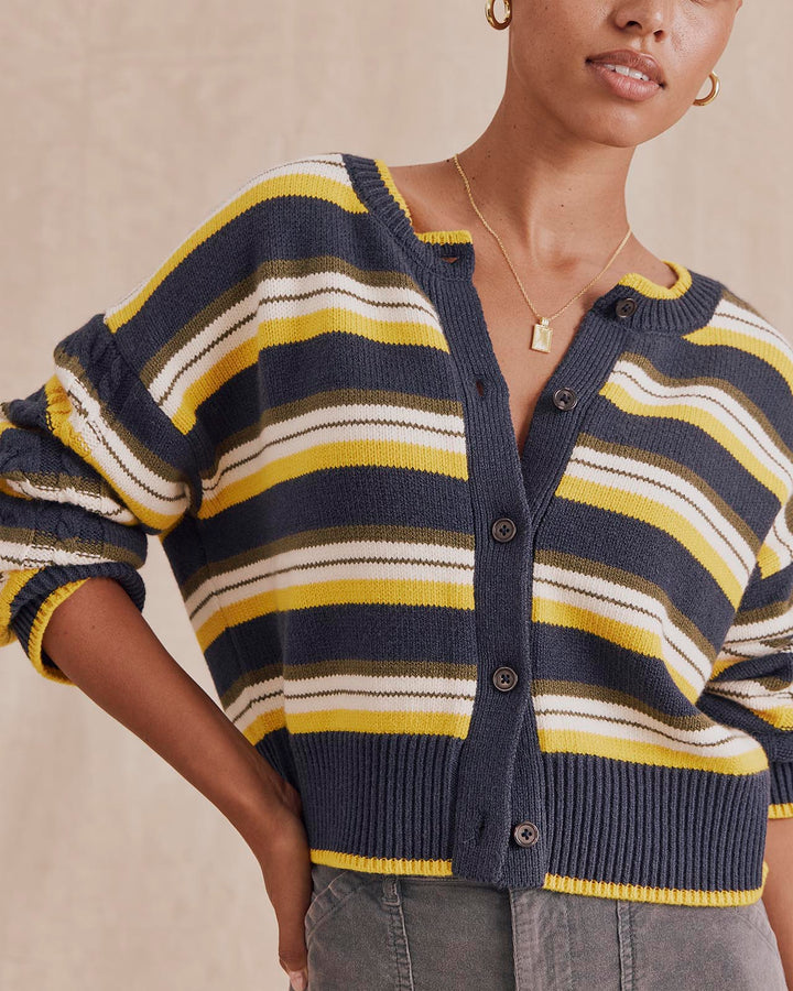 SONOMA STRIPE CARDI
