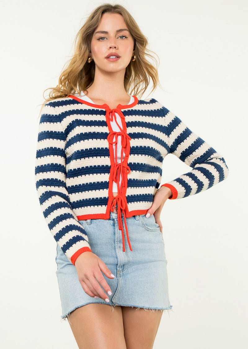 TIE TOGETHER KNIT SWEATER