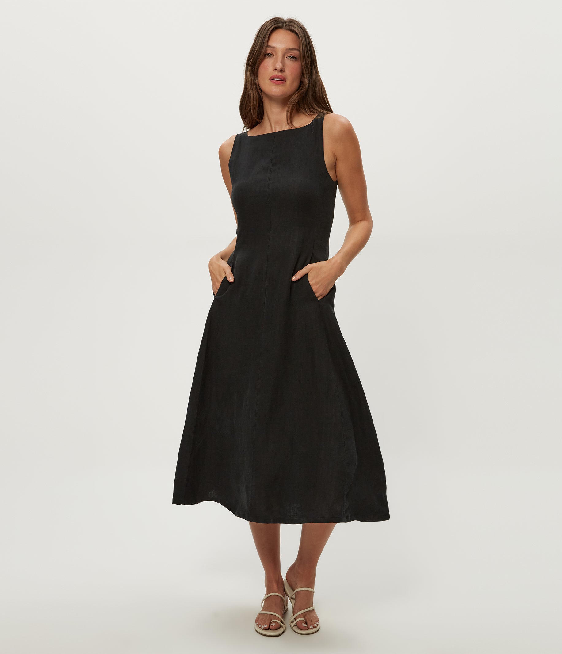 PALMIRA FIT N FLARE MIDI DRESS - Art Effect PALMIRA FIT N FLARE MIDI DRESS - Art Effect
