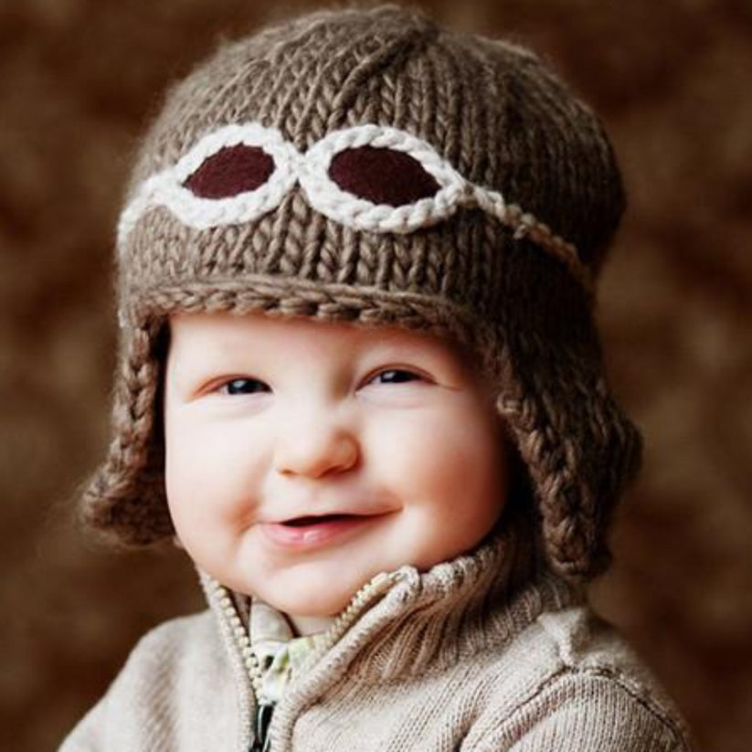 WILBUR AVIATOR HAT 3-6M