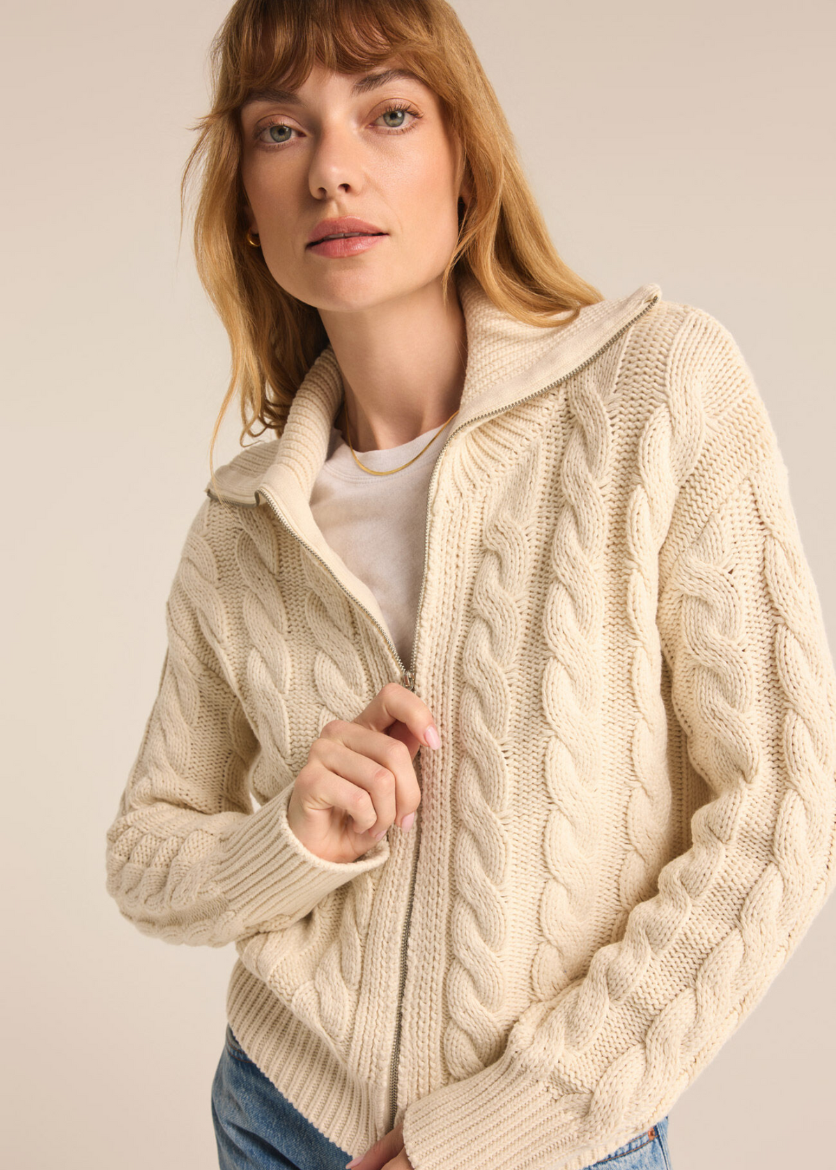 HEMINGWAY CABLE CARDI