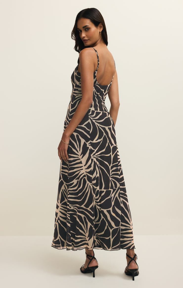 CHARISMA TOVA PALM MIDI DRESS
