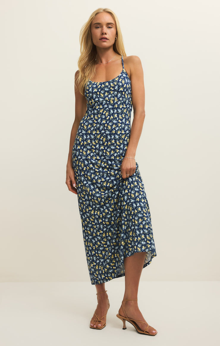 CHIARA IDRA DITSY MIDI DRESS