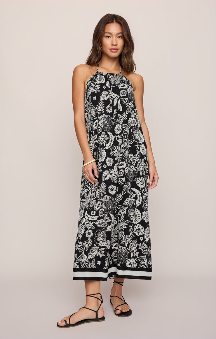 VIENTO LUZ FLORAL MIDI