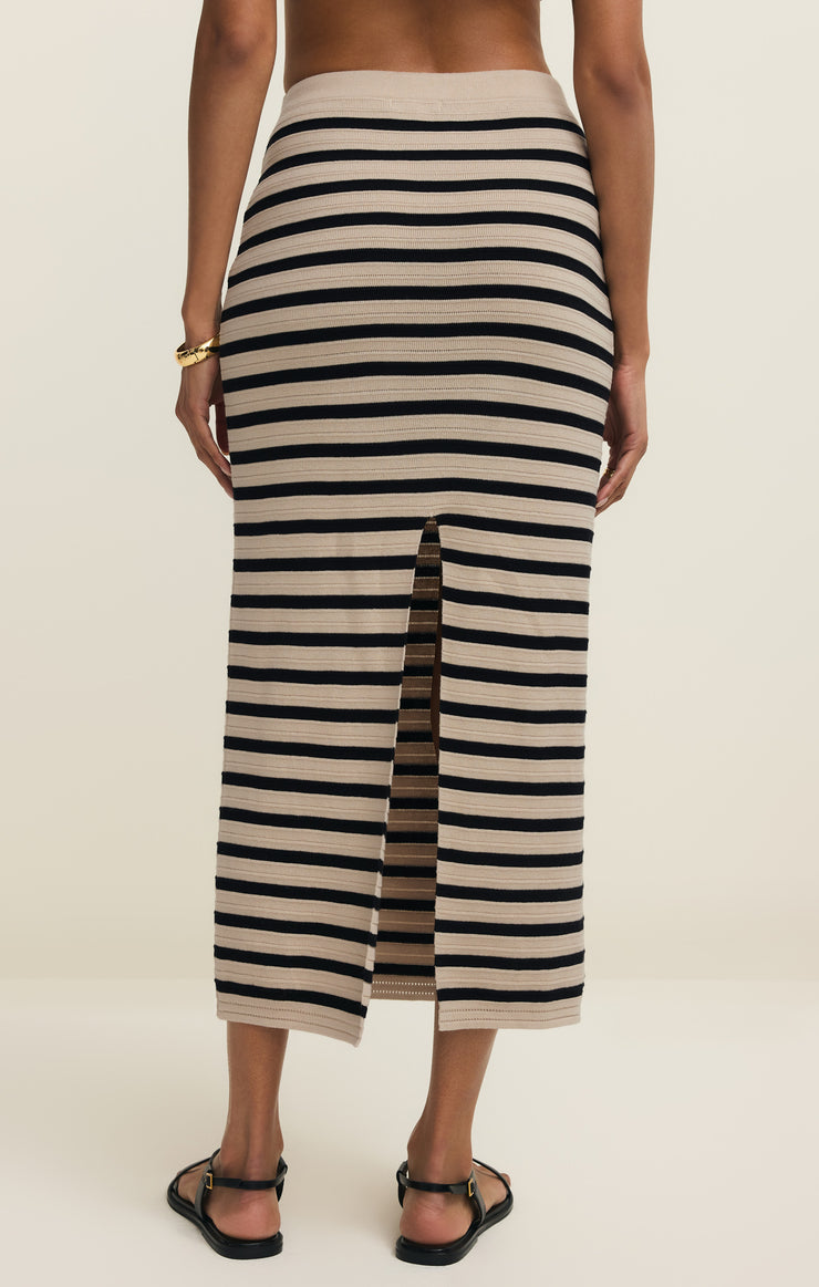 EMORI STRIPED SKIRT