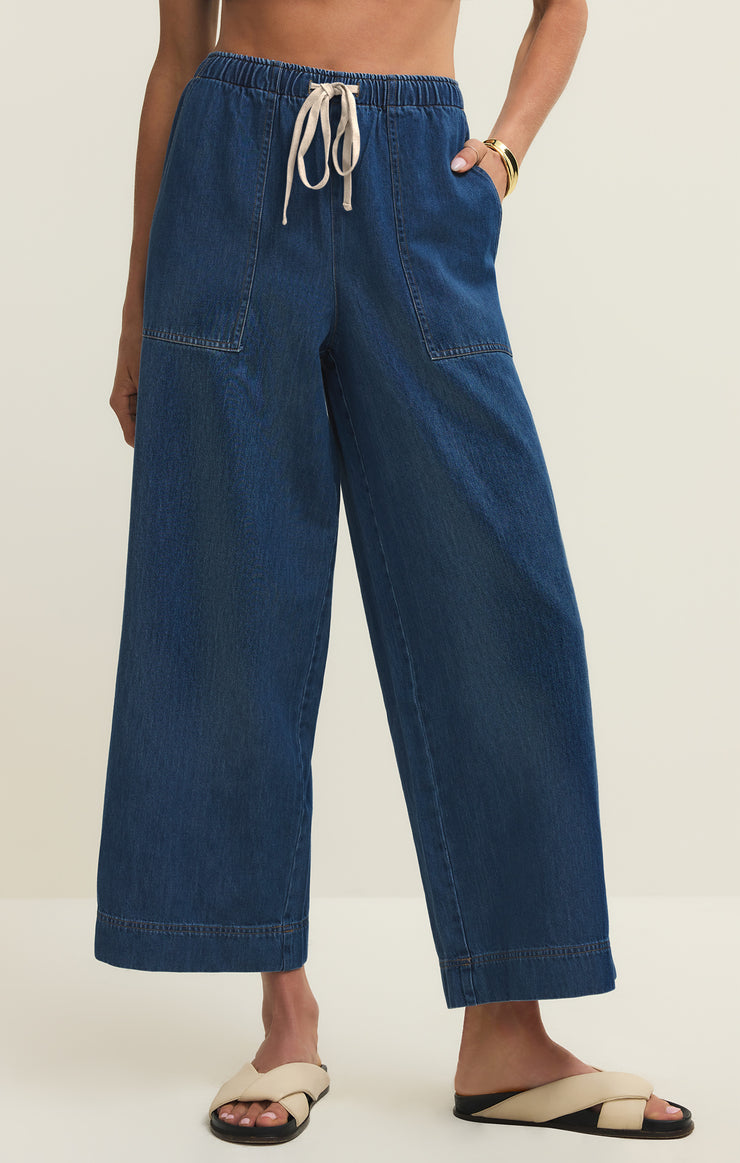 DAYCATION DENIM UTILITY PANT