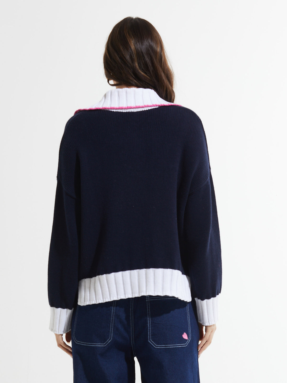 COLLARED CARDI