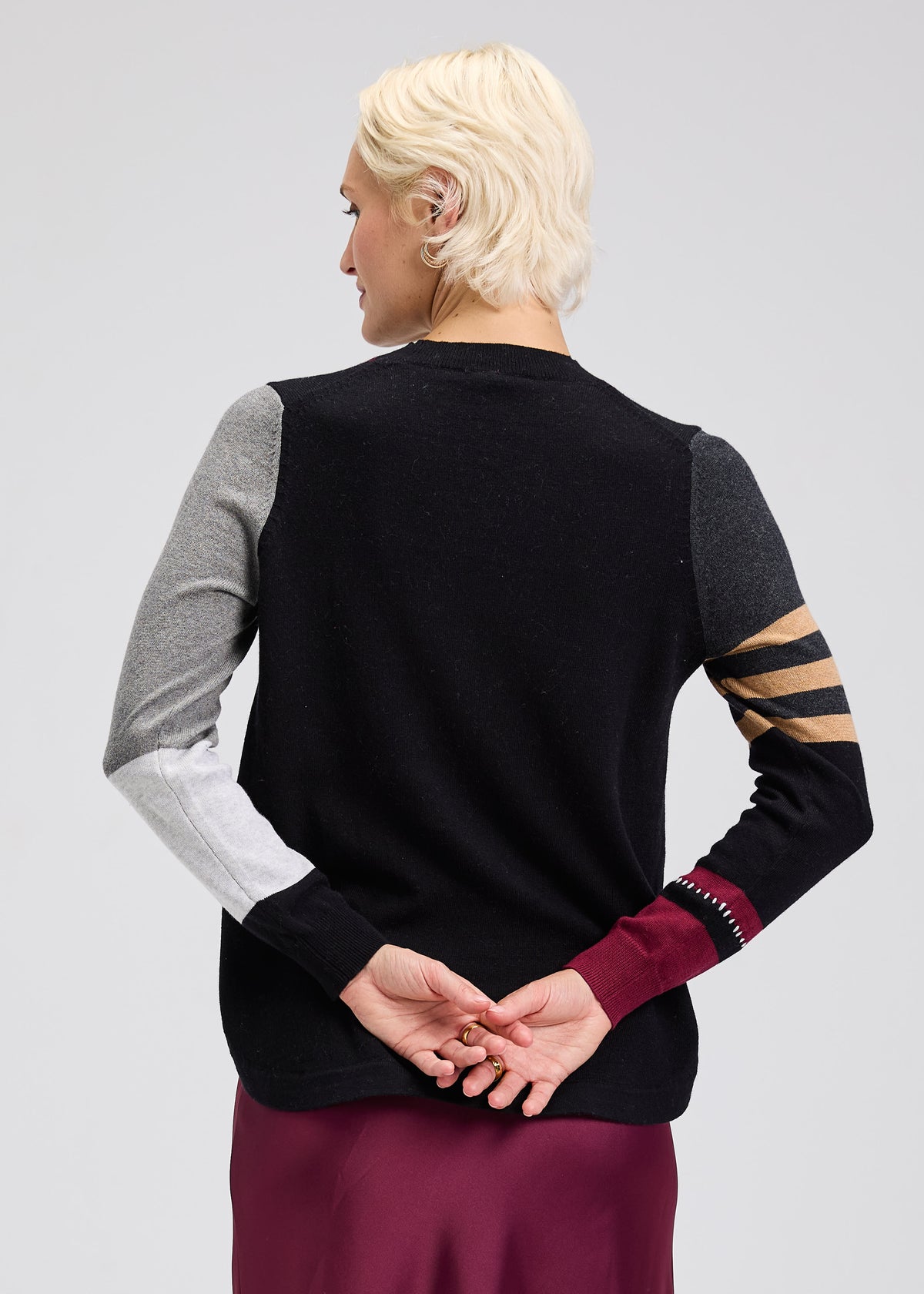 SPLICED 1 POCKET SWEATER