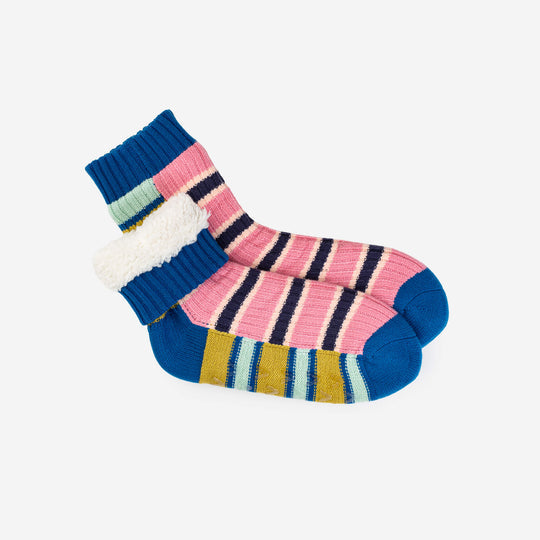 ZIPPER STRIPE HOUSE SOCKS