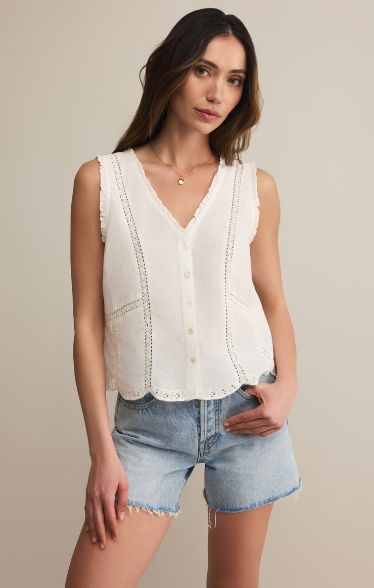 TOMI EMBROIDERED TANK