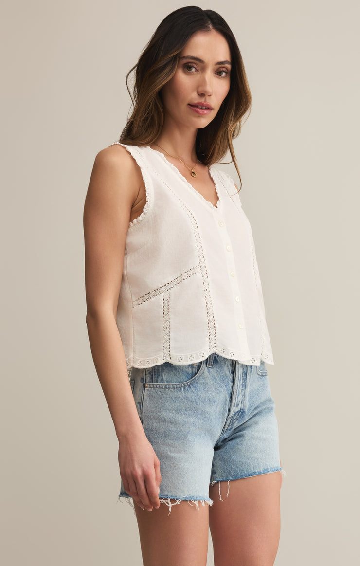 TOMI EMBROIDERED TANK