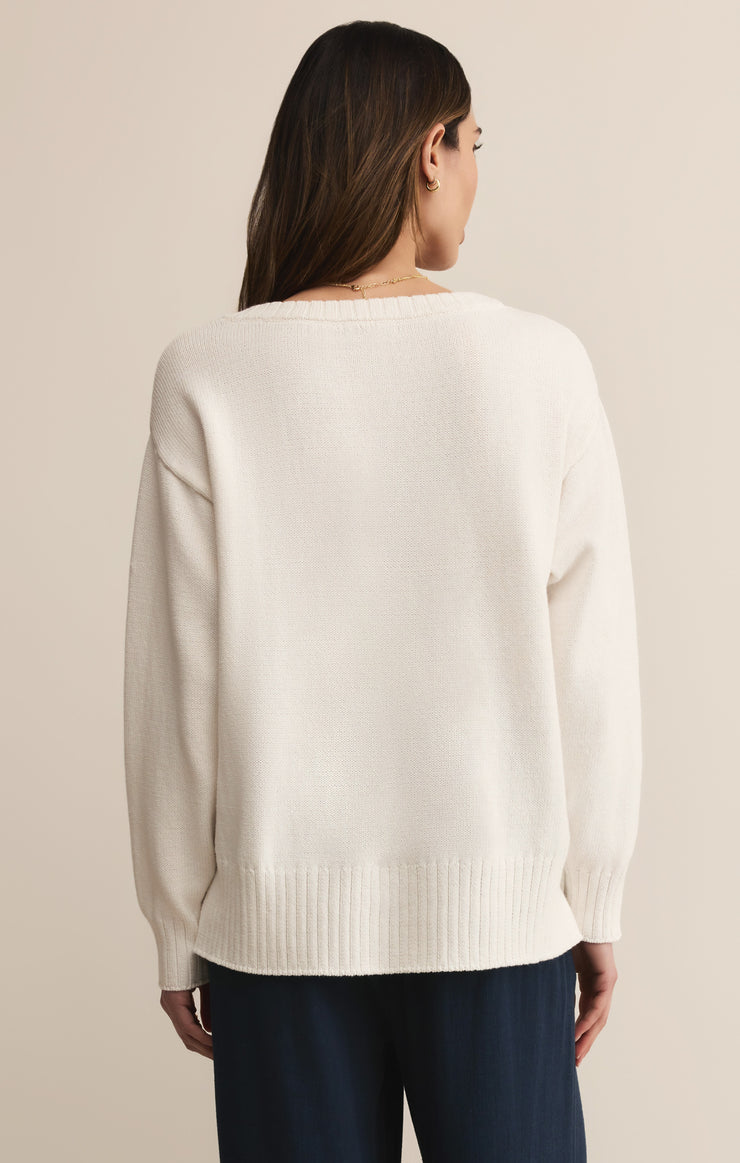 ALL AROUND VNECK SWEATER