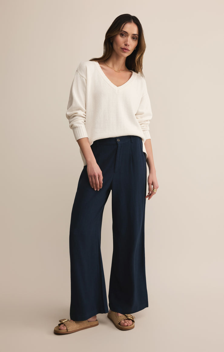 ALL AROUND VNECK SWEATER